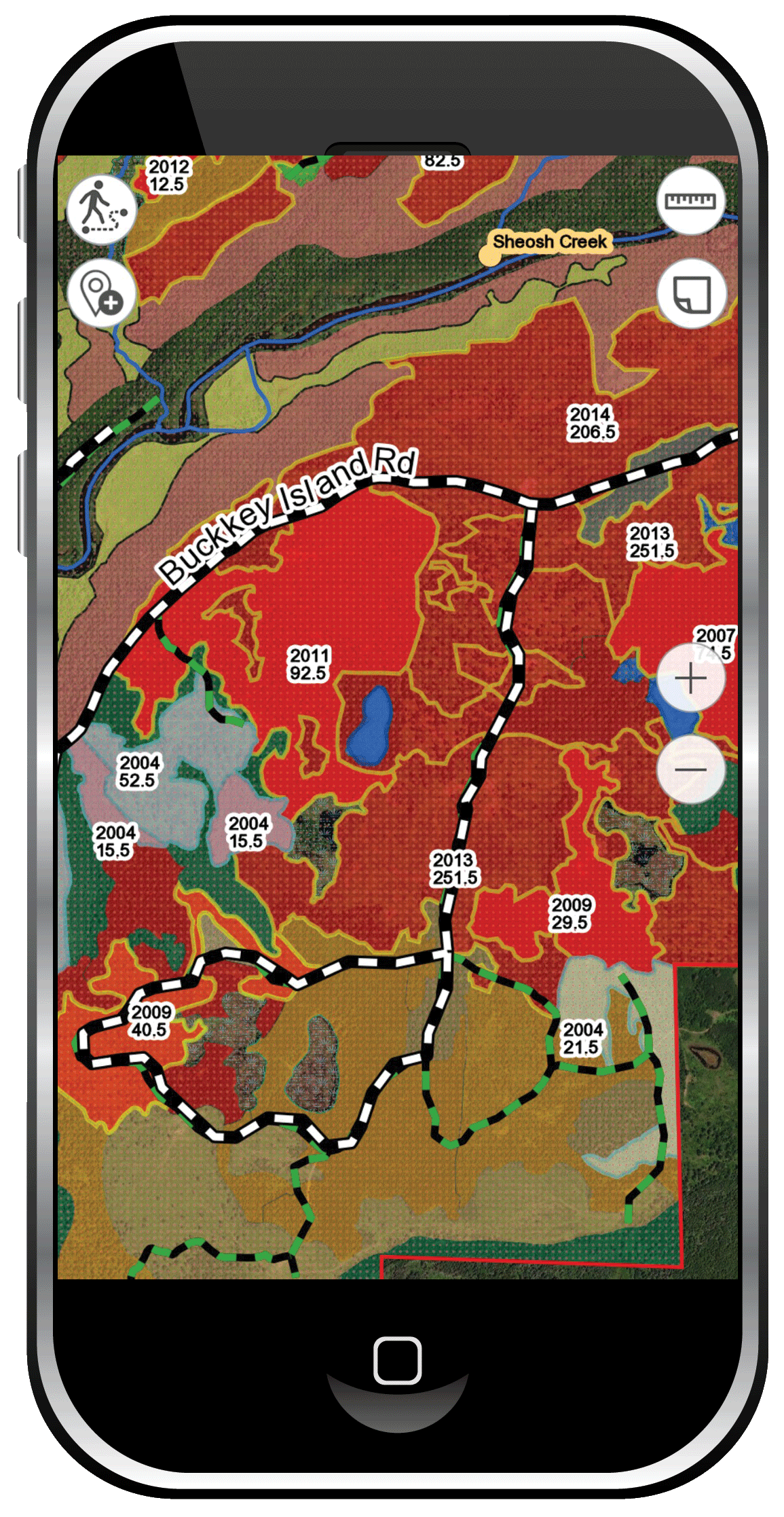 Mobile Hunting Map with Live View GPS Tracking ScoutNHunt